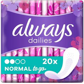 Always Daily Fresh Normal Wrapped Panty Liners 0% Fragrance