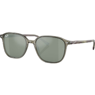 Ray - Ban Unisex RB2193 66355C Solbriller Plast Grøn Transparent Grå Firkantet Spejl - Grøn Transparent