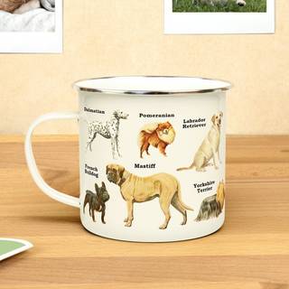 Gift Republic Enamel Mug Dogs - Krus