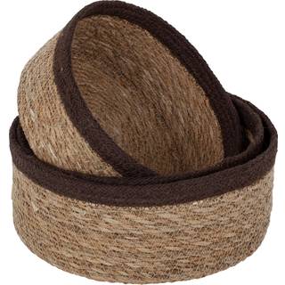 Dixie Emil brødkurv 3 stk Natur/Brun