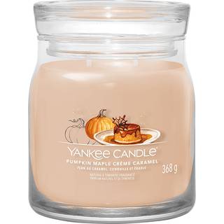 Yankee Candle Yc Signature - Medium - Pumpkin Marple Creme Caramel - Duftlys