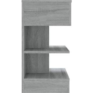 Sengebord 40X35X65 Cm Konstrueret Træ - 2 / Grå sonoma-eg