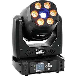 Eurolite LED TMH-H90 Hybrid Moving-Head Spot/Wash COB wh TILBUD NU