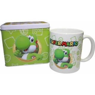 NINTENDO - YOSHI - Tirelire en Métal 12 x 9 x 11cm + Mug