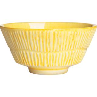 Mateus Stripes skål 16 cm Gul