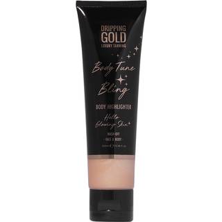 Dripping Gold Luxury Tanning Body Tune Bling Highlighter creme til krop og ansigt 100 ml - 100 ml