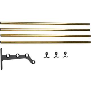 Essem Design Nostalgi 291 Tilbygningsdel Til Hattehylde Sort / - Hattehylder Messing - 073291
