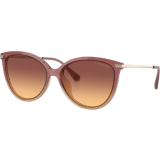 Michael Kors Kvinde MK2184U DUPONT 325678 Solbriller Injiceret Rosa Brun Cat Eye Normal Skygge
