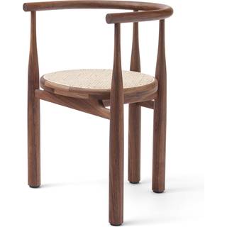 New Works Bukowski Chair French Cane Spisebordsstol Walnut