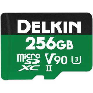 Delkin POWER UHS-II (V90) microSD Memory Card 256 GB