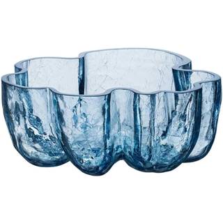 Crackle skål 250 mm, circular glass