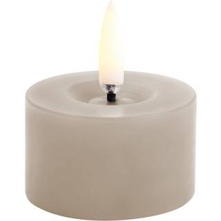 LED Smeltet bloklys, Sandstone, Smooth, 5x2,8 cm