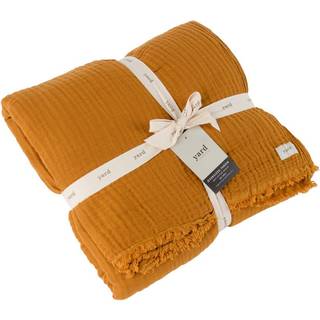 Yard Yard Oversized Lærke 4 Lag Muslin Rynket 100% Bomuld Sengetæppe