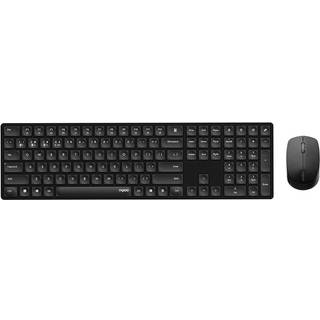 RAPOO 8020M - Keypad & Mus sæt - Nordisk - Sort