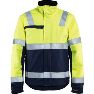 Blåkläder 4069 Multinorm VinterJakke / Multinorm VinterArbejdsjakke - 6XL - High Vis Gul/Marineblå