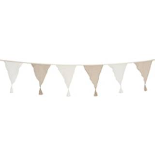Jabadabado Stofvimpel, Beige/Hvid