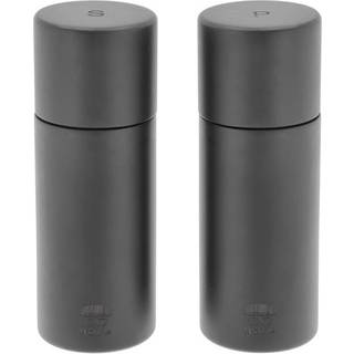 HOLM Salt- og peberkværnsæt 15,2 cm Sort