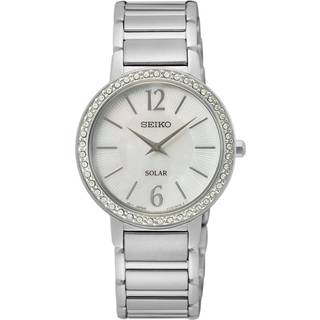 Seiko Conceptual Solar Mother of Pearl Dial Stainless Steel Strap Women's Watch SUP467P1