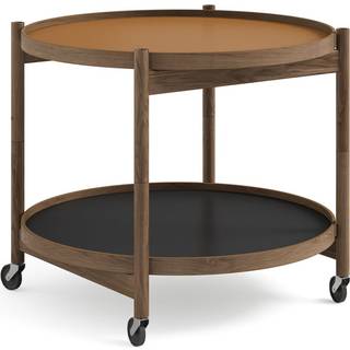 Brdr. Krüger Bølling Bakkebord Røget Eg Clay: Cognac/Black Ø60 cm