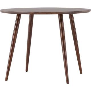 Sanford spisebord Ø100cm mørkebrun.