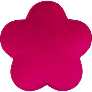 heya home heya home Hot Pink Hot Pink Flower Velvet Cushion