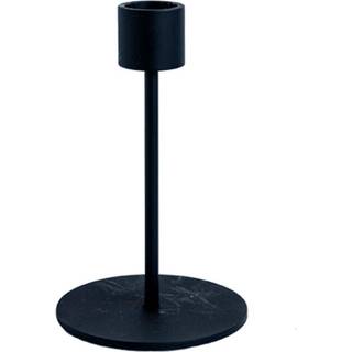 Lysestage, 29 cm, sort