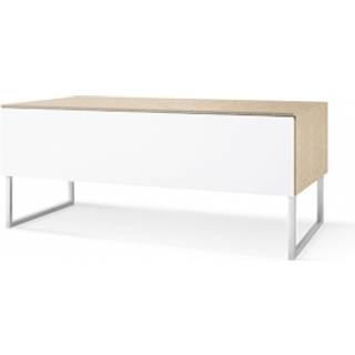 NorStone Khalm 140 TV-bord | Eg / Hvid | PRIS-MATCH
