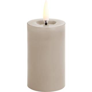 LED Smeltet bloklys, Sandstone, Smooth, 5x7,5 cm