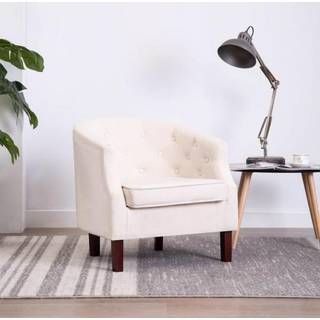 Lænestol Stof Beige