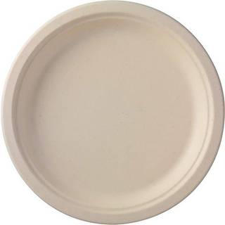 Tallerken Bagasse 23 Cm 500 Stk.
