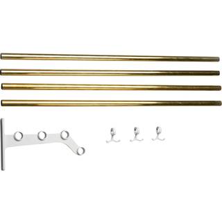 Essem Design Nostalgi 291 Tilbygningsdel Til Hattehylde Hvid / - Hattehylder Messing - 071291