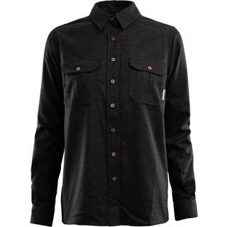 Aclima Women's Leisurewool Reborn Woolshirt Bluse Damer størrelse XS farve sort