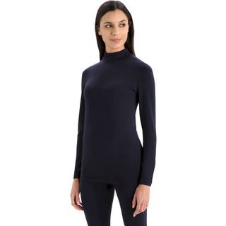 Icebreaker Women's 260 Tech L/S Turtleneck Merino undertøj Damer størrelse XS farve blå