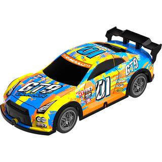 TEC-TOY Champion GT9 1:22 med lys, 27MHz, gul/blå [Levering: 1-2 dage]