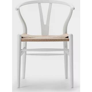 Carl Hansen - CH24 Y-Stolen Soft Edition Soft White - Spisebordsstole - Hans J. Wegner