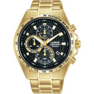 Lorus RM358HX9 Chronograph Black Dial Bracelet Watch - W16326