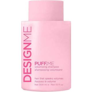 Puff.me voluminerende shampoo af Designme | Tilføjer kropsrumning og volumen til fyldigere tykkere hår | For fint og medium hår | Øger glansen |