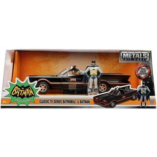Batman Diecast Model 1/24 1966 Classic TV Series Batmobile with figure