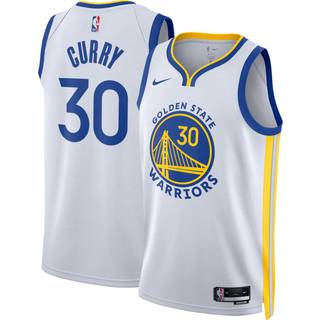Golden State Warriors Association Edition 2023/24 Nike Dri-FIT NBA Swingman-trøje til mænd - hvid - 3XL