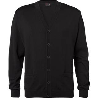 CC55 50147 copenhagen cardigan reg. v-neck, buttons Herre Black L