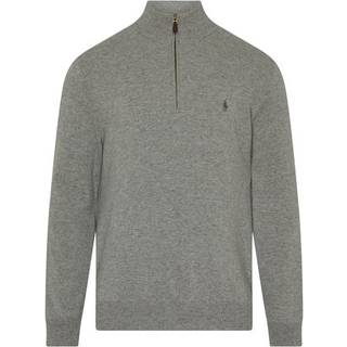 Polo Ralph Lauren Merino Half-Zip Sweater Fawn Grey Heather