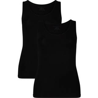 2 stk bambus tank top sort til dame fra Bamboo Basic, L