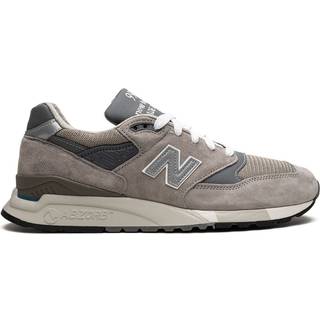 New Balance Unisex Made in USA 998 Core i Grå læder, Størrelse 45