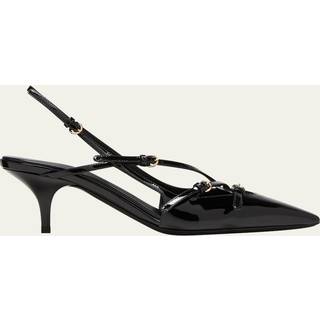 Miu Miu Patent leather slingback pumps - black - EU 38