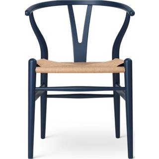 Carl Hansen - CH24 Y-stolen - Bok/Soft Blue - Spisebordsstole - Hans J. Wegner