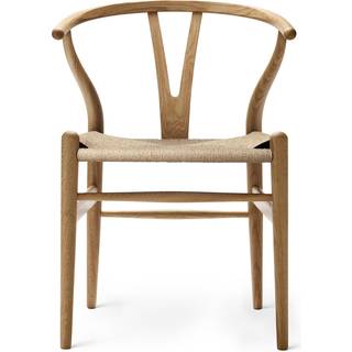Carl Hansen - CH24 Y-Stolen Ek/ Snöre Natur Oljad - Spisebordsstole - Hans J. Wegner - Træ farvet - Papir/Træ