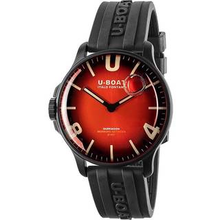 U-Boat 8697/B Darkmoon Red PVD Soleil Herrenuhr 44mm 5ATM