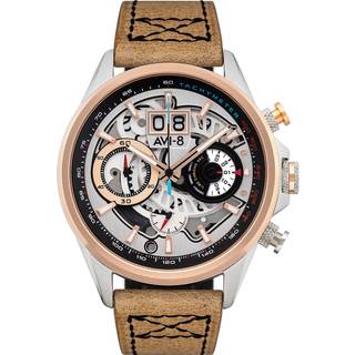 AVI-8 AV-4065-02 Hawker Harrier Ii Hvid/Læder Ø43.9 mm