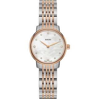 Rado R22897933 Coupole Hvid/Rosaguldtonet stål Ø27 mm