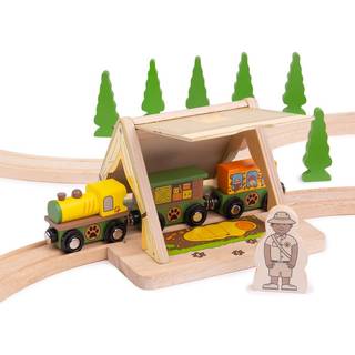 Bigjigs Wooden Rails Safari Tent